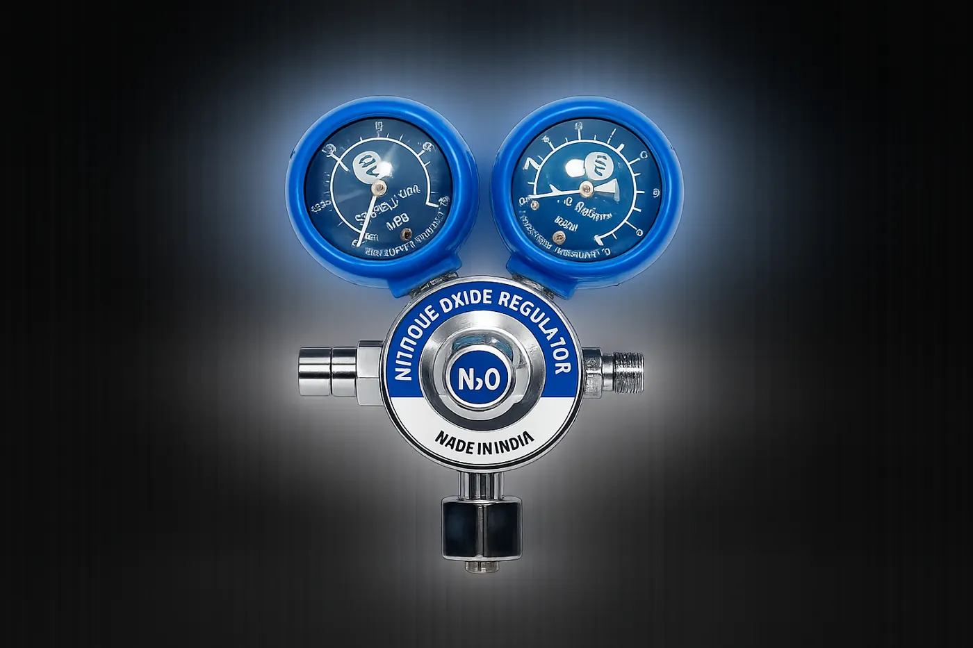 Single Stage Double Gauge Nitrous Oxide Regulator