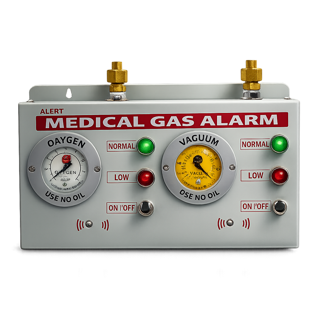 2 Gas Digital Medical Gas Alarm System