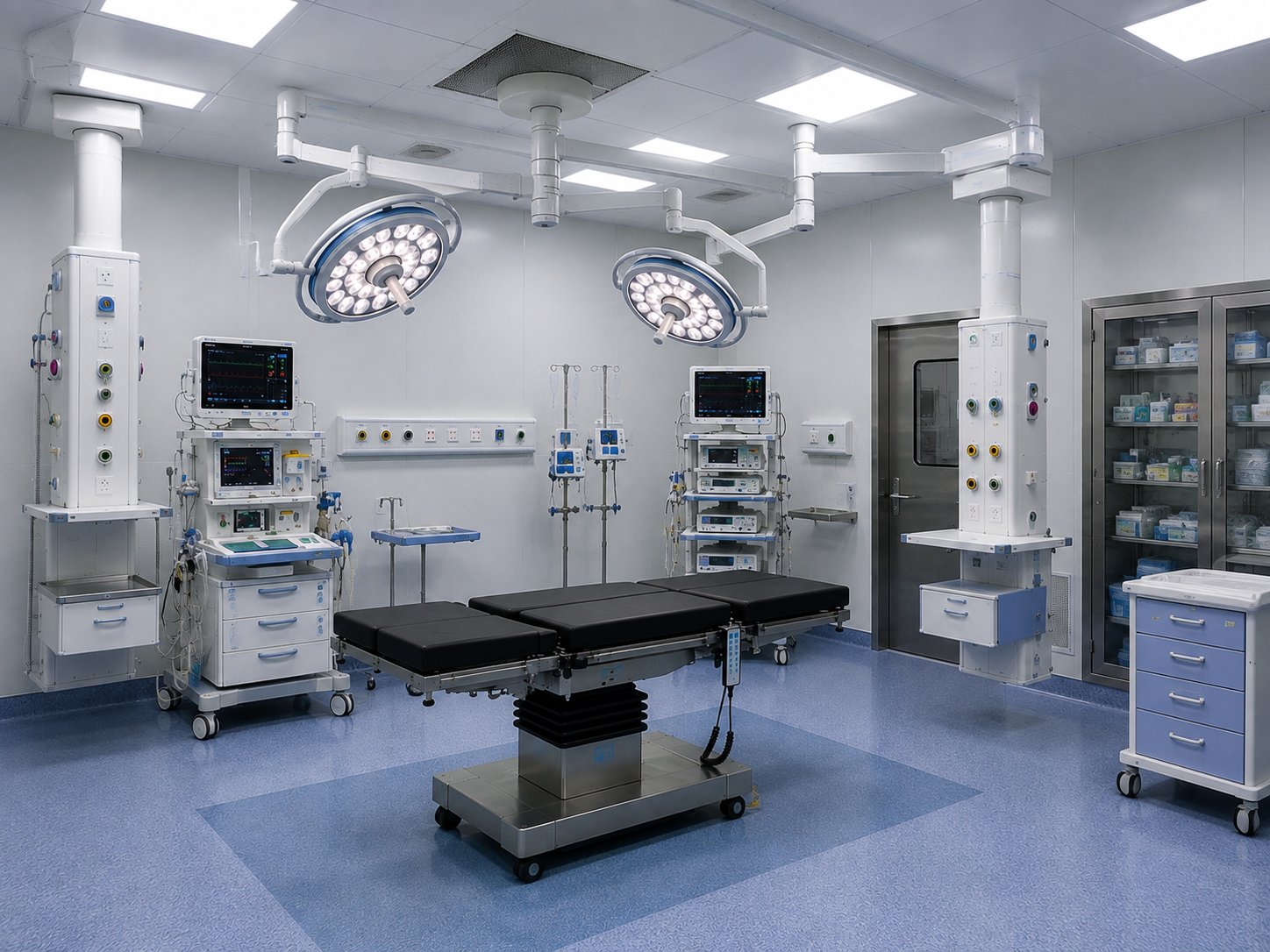 Modular Operation Theatre with Medical Equipment