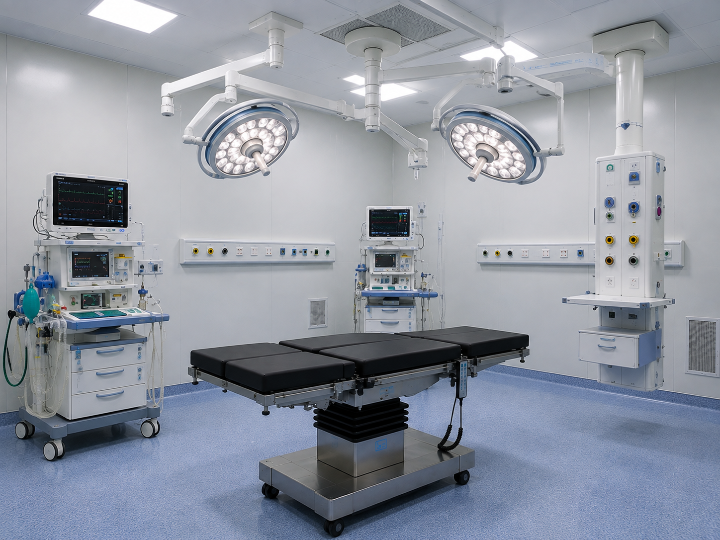 Modern Operating Room with Surgical Equipment